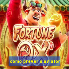 como prever o aviator